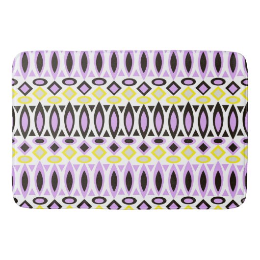 部族模様 バスマット (正面)