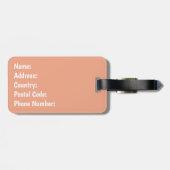 部族模様 ラゲッジタグ (裏面横)