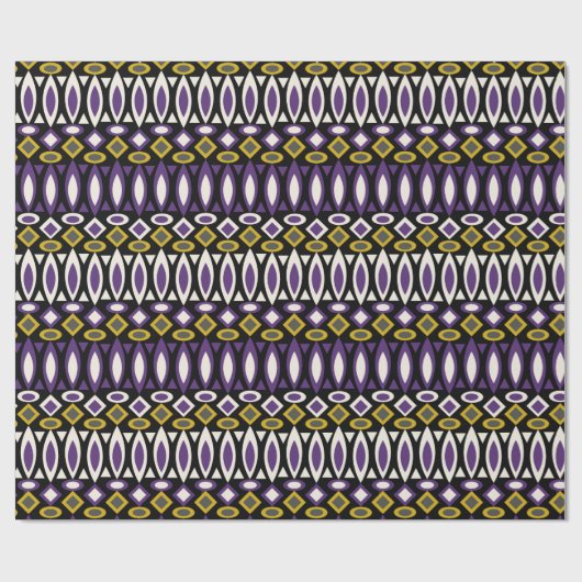 部族模様 ラッピングペーパー (フラット)