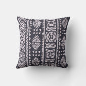部族民族のシームレスなイラストレーションパターン クッション (裏面)