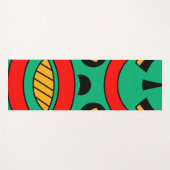 部族的に怖い ヨガマット (正面(横))