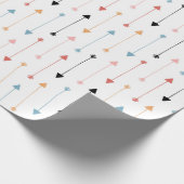 部族矢印パターンパーティーの折り返し ラッピングペーパー (角)