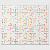 部族矢印パターン ラッピングペーパー (フラット)