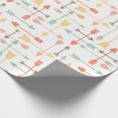 部族矢印パターン ラッピングペーパー (角)