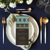 部族素朴の冬の結婚式 メニュー