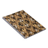 部族素朴三角形パターン ノートブック (右側)