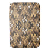 部族素朴三角形パターン バスマット (正面縦)