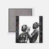 部族結婚の準備 マグネット (正面/裏面)