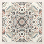 部族表現 ガラスコースター (正面)