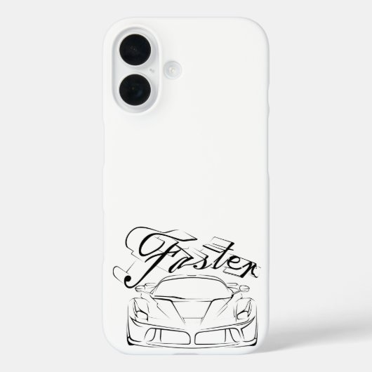 部族風のレーシングカー Case-Mate iPhoneケース (裏面)