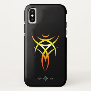 部族風(炎) iPhone X ケース