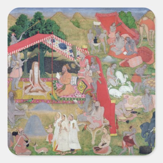 部族首脳による首脳会議 スクエアシール (正面)