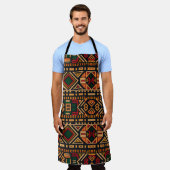 部族 エプロン (着用した状態)