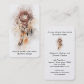 *~*部族-シャーマンの聖なる夢捕手シャーマン 名刺 (正面/裏面)