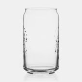 **部族 ドラゴン 黒線 アート ファンタジー タトゥー** ガラス缶 (左)