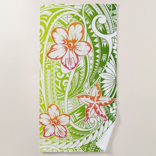 部族 ビーチタオル (正面)