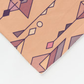 部族:メキシコアステカのシームレスなヴィンテージ フリースブランケット (角)