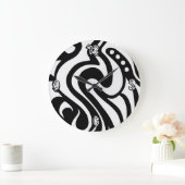 部族 ラージ壁時計 (ホーム)