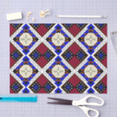 部族、幸福、先住民アメリカンZia 薄葉紙 (クラフト)