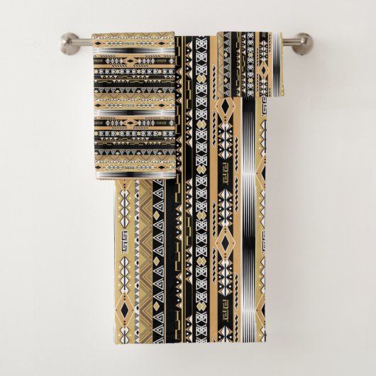 部族、民族、オーナメント バスタオルセット (インサイチュ)