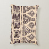 部族、民族、ヴィンテージ・ビジネス・パターン アクセントクッション (裏面(縦))