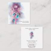 *~*部族-聖なるシャーマン·ドリームキャッチャー スクエア名刺 (正面/裏面)