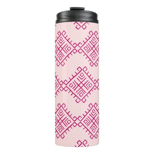 部族：装飾ヴィンテージ抽象芸術。 タンブラー (正面)