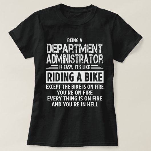 部門管理者 Tシャツ (デザイン正面)