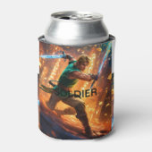 部隊をテーマにしたフォームクーラー保:ドリンクドクール! 缶クーラー (缶正面)