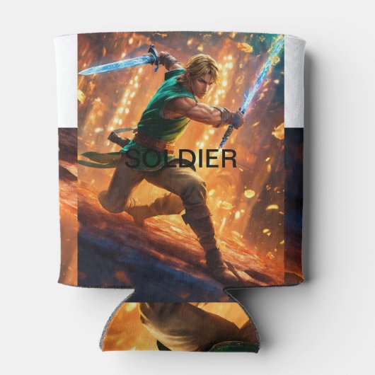 部隊をテーマにしたフォームクーラー保：ドリンクドクール! 缶クーラー (裏面)