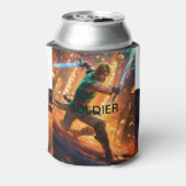 部隊をテーマにしたフォームクーラー保:ドリンクドクール! 缶クーラー (缶裏面)