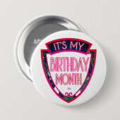 部隊誕生日月ボタン 缶バッジ (正面&裏面)