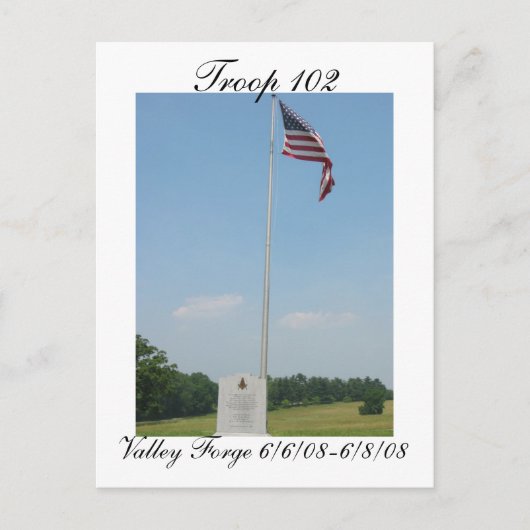 部隊102のはがき ポストカード (正面)