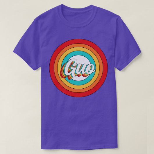 郭名シャツヴィンテージ郭円 Tシャツ (デザイン正面)