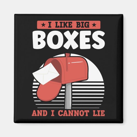 郵おもしろい便会社 マグネット (正面)