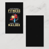 郵おもしろい便労働者フィットネス郵便局 名刺 (正面/裏面)