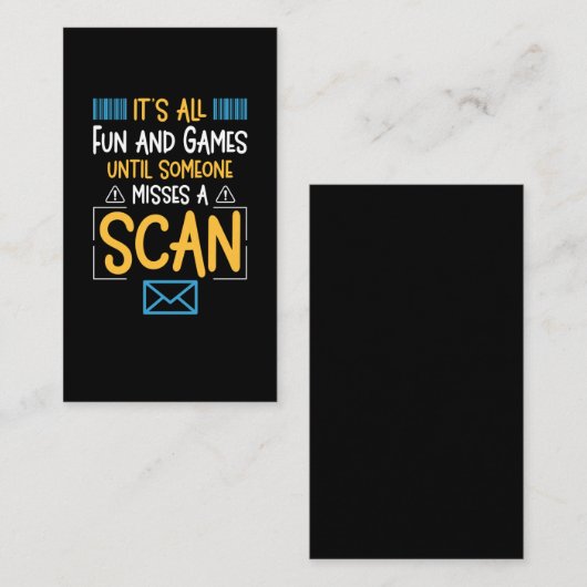 郵おもしろい便労働者 名刺 (正面/裏面)