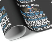 郵おもしろい便郵便局員 ラッピングペーパー (ロールコーナー)