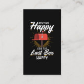 郵おもしろい送会社郵便業者郵便配達員 名刺 (正面)