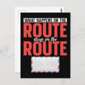 郵便おもしろい会社 ポストカード (正面/裏面)