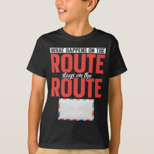 郵便おもしろい会社 Tシャツ