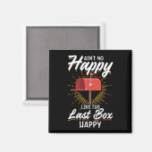 郵便おもしろい配送業者の郵便配達人 マグネット (正面/裏面)