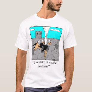 郵便おもしろい配達Tシャツ Tシャツ
