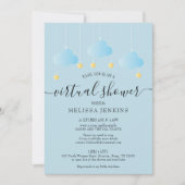 郵便でバーチャルオンライン長距離シャワー 招待状 (正面)