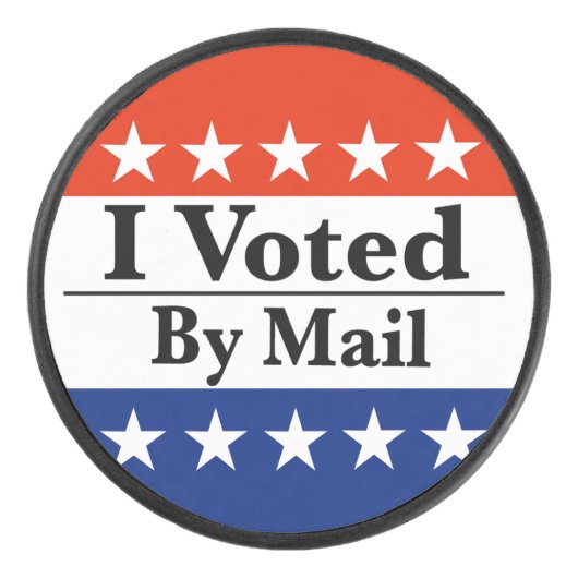 郵便で投票した アイスホッケーパック (正面)