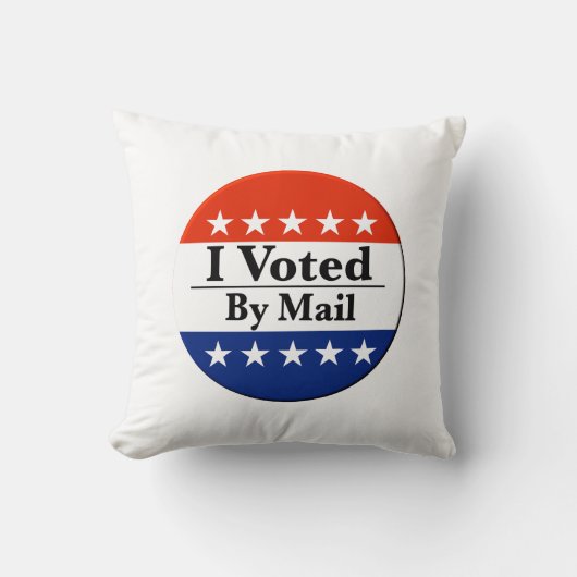 郵便で投票した クッション (正面)