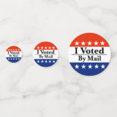 郵便で投票した コンフェッティ (裏面)