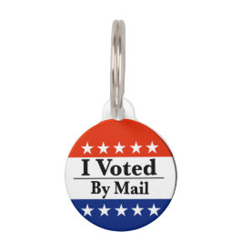 郵便で投票した ペット　ネームタグ