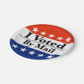 郵便で投票した ペーパープレート (アングル)