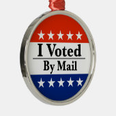 郵便で投票した メタルオーナメント (右)